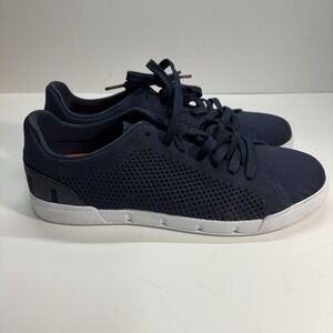 NWOB‎ SWIMS Men's Lightweight Breeze Tennis Sneakers Navy White US 10 Pickleball